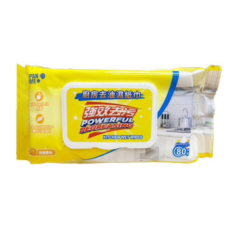 廚房去油濕紙巾80片
