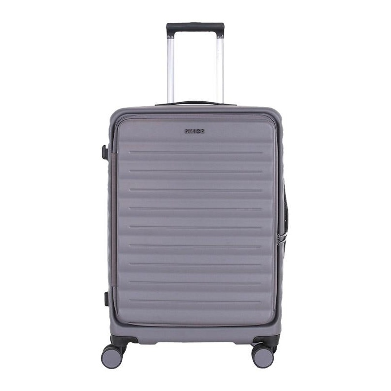 24”前開式行李箱 - 灰色