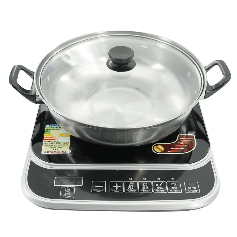 按鍵式黑晶電磁爐2000W送鋼煲