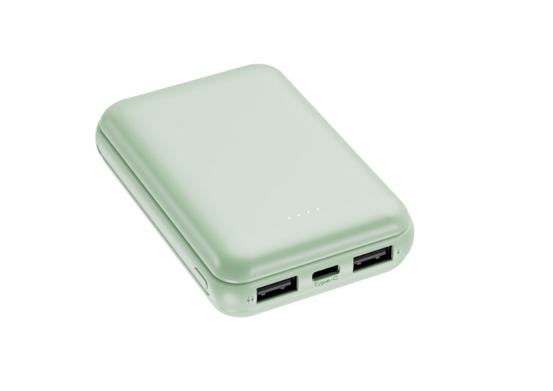 輕巧快速充電器10000MAH 粉綠