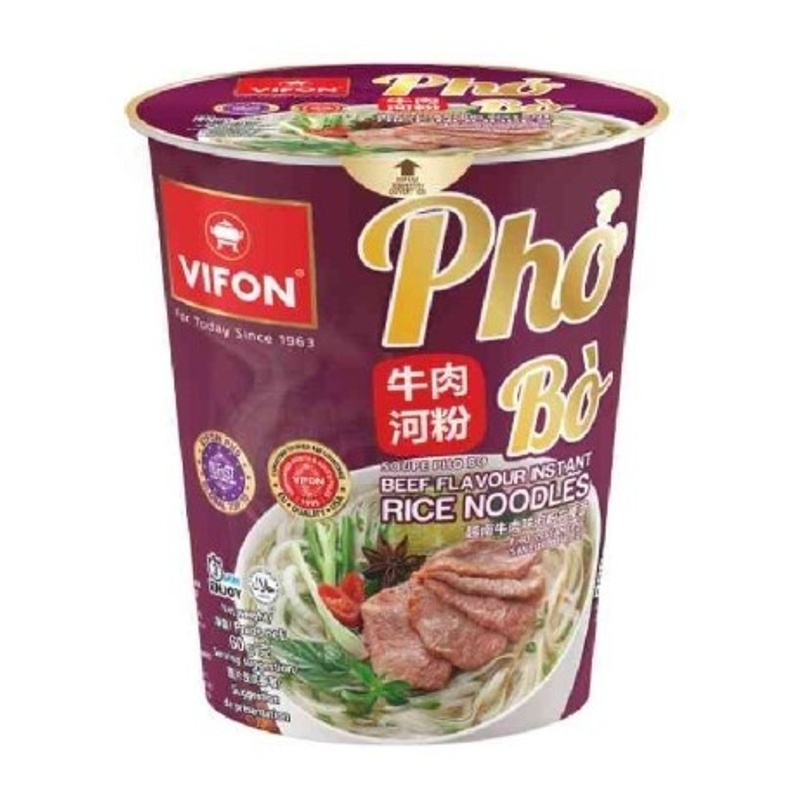 VIFON  杯裝-越南河粉 牛肉風味 60G