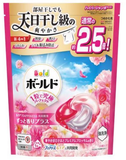 ARIEL 4D洗衣球補充裝華麗花香 28粒