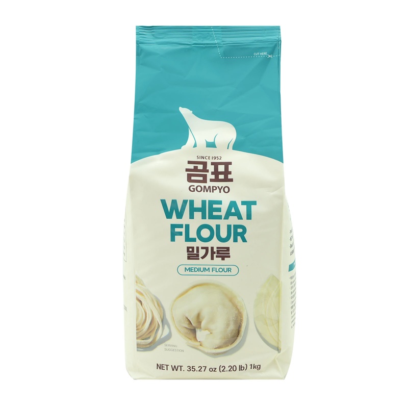 韓國 熊牌 中筋麵粉 1KG