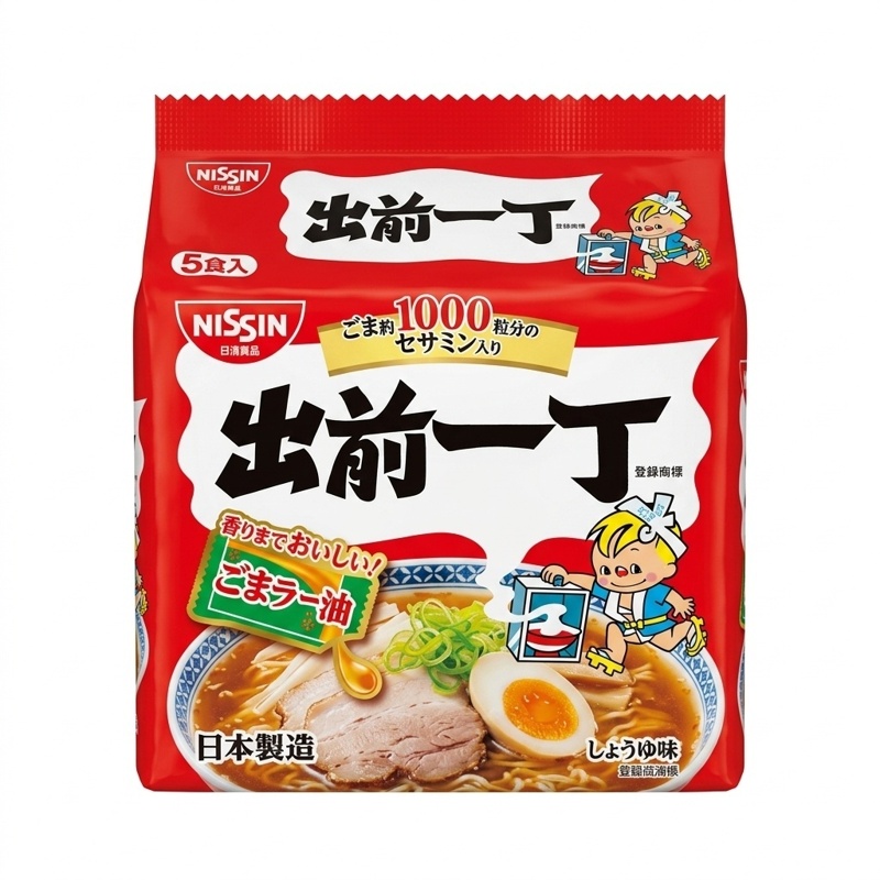 日版出前一丁麻油味 5包裝