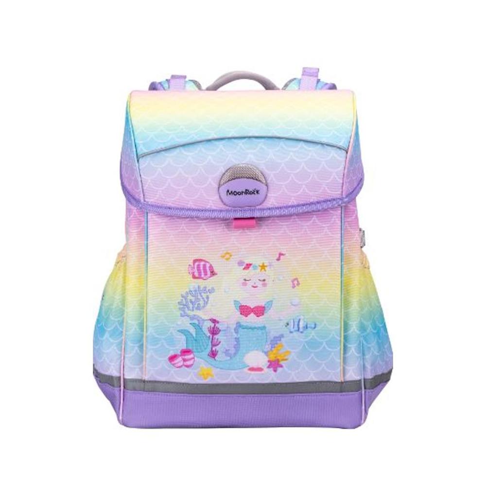 SS108P護脊書包-美人魚天堂-彩虹色