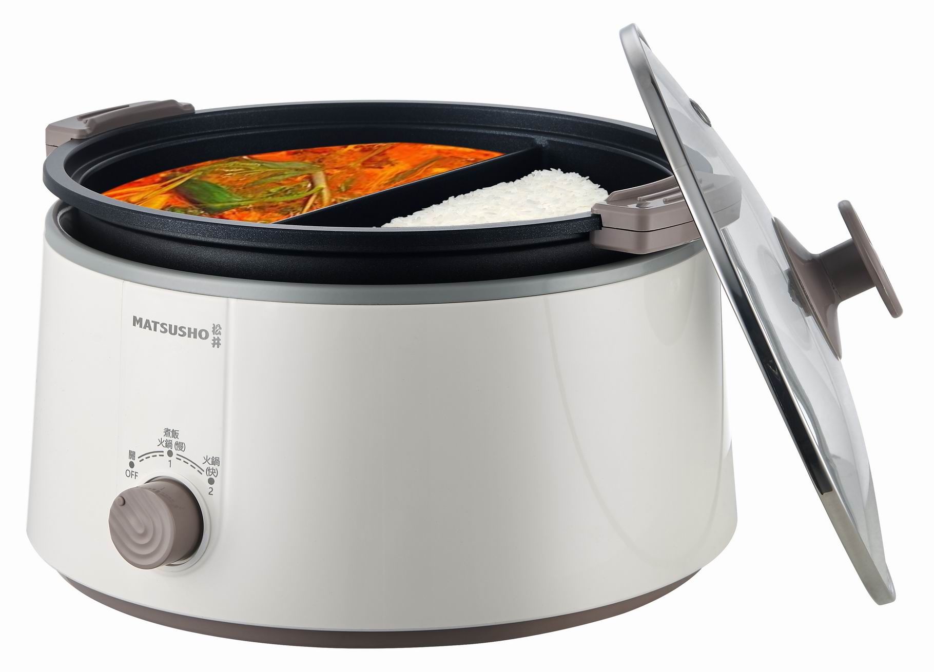 壓鑄鋁 鴛鴦鍋 (火鍋/煮飯) 3L