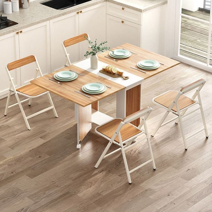 Card table and shop 4 chairs set